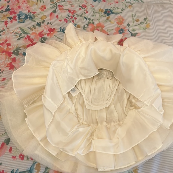 BNWT - Ralph Lauren Girls Cream Formal Baptism/Christening/Holiday Dress - Picture 6 of 9